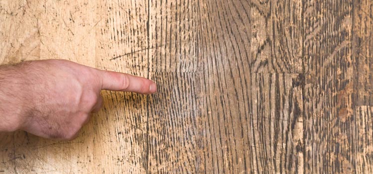 Wood Door Scratch Repair in Naperville, Illinois